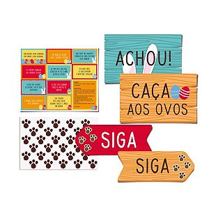 Kit Caça Aos Ovos Páscoa Diversos - 1 Un