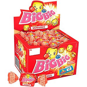 Chiclete Big Big Morango 350g - Arcor