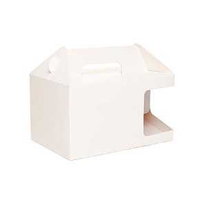 Caixa Kit Lanche com Refri Branco 20X13,5X12,5 - 50 Un