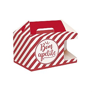 Caixa Kit Lanche com Refri Delivery 20X13,5X12,5 - 50 Un