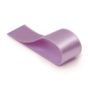 Fita Cetim Liso Lilás 6,5mmx10m