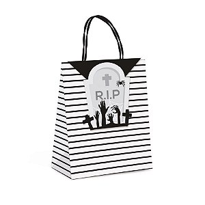 Sacola Papel com Fechamento Lapide P 21,5X15X8 - 10 Un