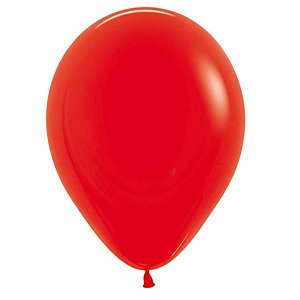 Balão Latex Fashion Vermelho 15" / 23cm - 25 Un
