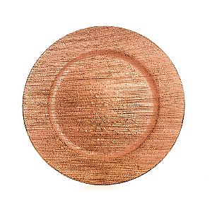 Sousplat Textura Rosa 33x33x1 - 1 Un