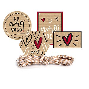 Kit Fechamento Presente Amor - 13 Peças