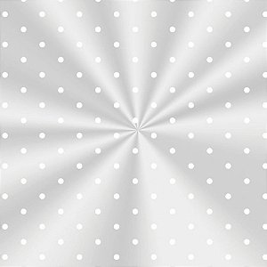 Saco Transparente 15x29 Poa Branco - 100 Un