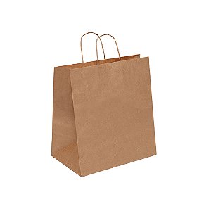 Sacola Papel Kraft Delivery G 34x31x19 - 50 Un