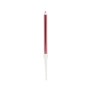Velas Palito 12 cm Rosê Gold - 5 Un