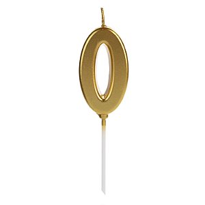 Vela Pick Dourada Número 0