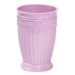 Cachepot Floral Lilás M 11,5x11,5x16,5cm - 1 Un