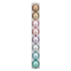 Bola Rainbow Mate 10cm - 8 Un