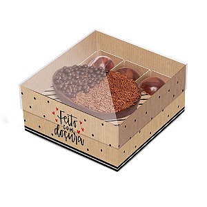 Caixa New Practice para 1 Meio Ovo com Doces 100G Kraft Docura - 6 Un