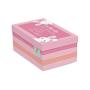 Caixa Surp 1 Meio Ovo 350G Os Coelhinhos Rosa 17,5X13,5X10