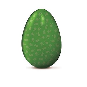 Folha Chumbo Coelhinhos Verde 8X7,8 - 300 Un