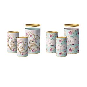 Lata para Ovo 500G Coelha Serena Compose 22X12,5cm