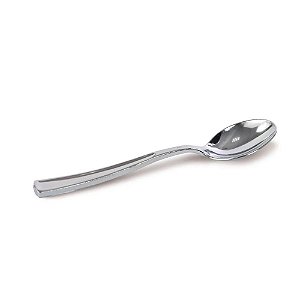 Mini Colher de Cha Prata - 50 Un