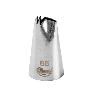 Bicos para Confeitar Babado Aço Inox Nº86 - Cromus Allonsy