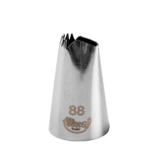 Bicos para Confeitar Babado Aço Inox Nº88 - Cromus Allonsy