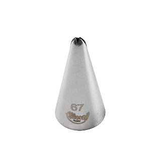 Bicos para Confeitar Folha Aço Inox Nº67 - Cromus Allonsy