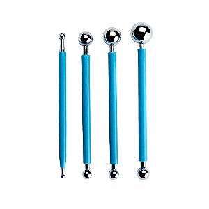 Boleador Esferico para Pasta Americana 12,5cm Jg com 4 Un - Cromus Allonsy