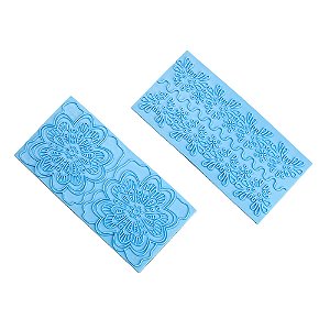 Carimbo para Modelar Bolo Vintage 6,9X14,3X0,4 - 2 Un