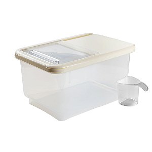 Caixa Armazenamento 10Kg Branco38X25X20cm - Cromus Allonsy