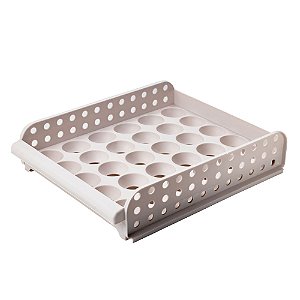 Organizador Ovos Empilhavel 33X26,5X7,5cm - 30 Ovos