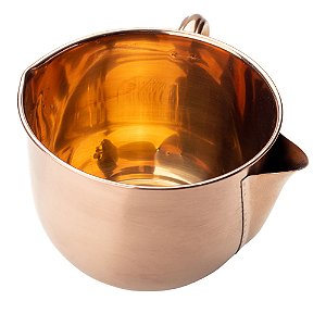 Coador Tigela 18,5X17X10 - Aço Inox Rose Gold - Cromus Allonsy