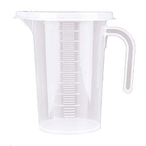 Copo Medidor Com Tampa 500ml - Plástico - Cromus Allonsy