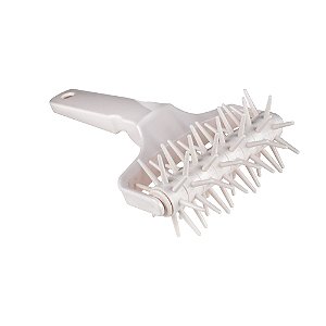 Rolo Furador 20,7X13X6cm - Plástico Branco - Cromus Allonsy