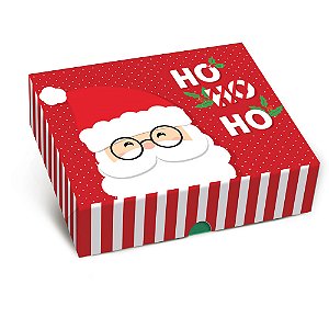 Caixa Retangular Tampa/Fundo New Ho Ho Ho M 25X20X5