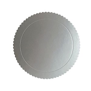 Cakeboard Prata - Silverplastic - 18cm