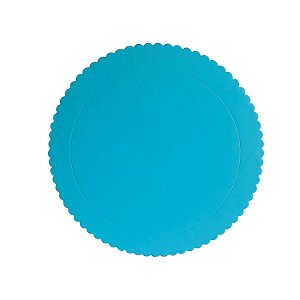 Cakeboard 18cm Azul Bebe - Silverplastic