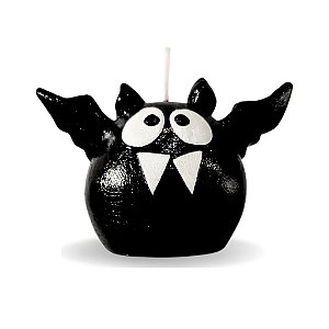 Vela de resina artesanal Morceguinho divertido para decoração de Halloween