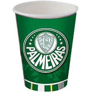 Copo Papel 200ml Palmeiras - Festcolor - 8 Un