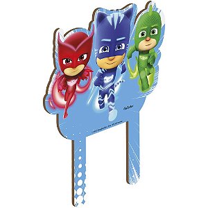 MDF Topo para Bolo PJ Mask - Festcolor - 1Un