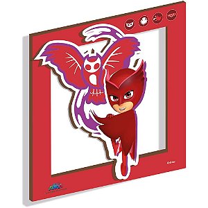 MDF Quadro Decorativo Corujita Individual - Festcolor - 1Un