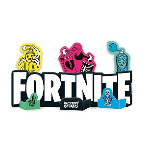 Enfeite Especial de Mesa Fortnite - Festcolor - 1Un