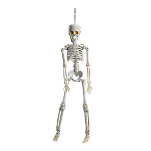 Caveira Amom 40cm para Decoração de Halloween - Cromus - 1 Un