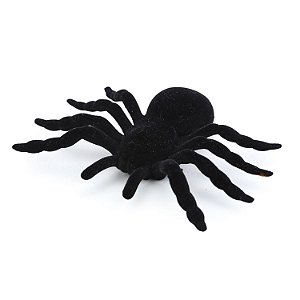 Aranha Decorativa Black para Decoração de Halloween - Cromus - 1 Un