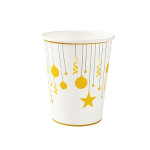 Copo de Papel 270ml Natal Merry Christmas - 10 un