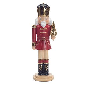 Soldadinho de Chumbo Resina Vermelho 38cm - 1 Un