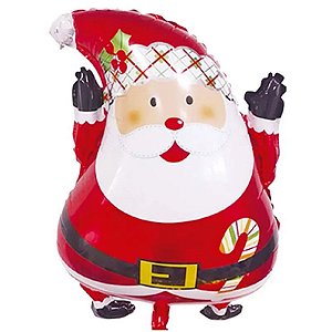 Balão Metalizado Papai Noel 60cm - 1 Un