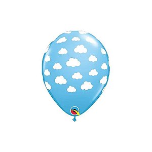 Balão Qualatex 11" - Qx Party Balloon Estampado - Nuvens - 6 Un