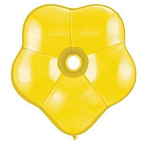 Balão Qualatex 16" - Geo Amarelo Citrico - Liso Látex Blossom - 25 Un