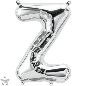 Balão Qualatex 34" - Letra - Z Prata - 1 Un