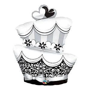 Balão Qualatex 41" - Shape - Bolo De Casamento Fabuloso - 1 Un
