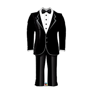 Balão Qualatex 39" - Shape - Smoking De Casamento - 1 Un