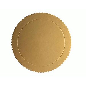 Cakeboard 21cm Dourado
