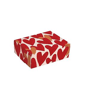 Caixa Para 6 Brigadeiros Season Love 13x10,6x4,5cm - 100 Un
